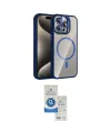 ieg™ iPhone 14 Pro Max Kılıf Yadigar Asil Koleksiyonu - Şeffaf Royal Nano Ekran Koruyucu