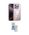 ieg™ iPhone 14 Pro Max Kılıf Yadigar Asil Koleksiyonu - Şeffaf Royal Nano Ekran Koruyucu