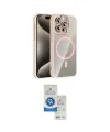ieg™ iPhone 14 Pro Max Kılıf Yadigar Asil Koleksiyonu - Şeffaf Royal Nano Ekran Koruyucu