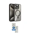 ieg™ iPhone 14 Pro Max Kılıf Yadigar Asil Koleksiyonu - Şeffaf Royal Nano Ekran Koruyucu