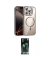 ieg™ iPhone 14 Pro Max Kılıf Yadigar Asil Koleksiyonu - Siyah 360 Mat Full Body Arka Koruyucu