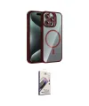 ieg™ iPhone 14 Pro Max Kılıf Yadigar Asil Koleksiyonu - Siyah Bilvis 3D Mat Cam Ekran Koruyucu