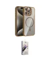 ieg™ iPhone 14 Pro Max Kılıf Yadigar Asil Koleksiyonu - Siyah Bilvis 3D Mat Cam Ekran Koruyucu