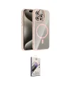 ieg™ iPhone 14 Pro Max Kılıf Yadigar Asil Koleksiyonu - Siyah Bilvis 3D Mat Cam Ekran Koruyucu