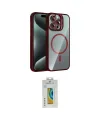 ieg™ iPhone 14 Pro Max Kılıf Yadigar Asil Koleksiyonu - Siyah Polymer Nano Ekran Koruyucu