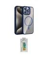 ieg™ iPhone 14 Pro Max Kılıf Yadigar Asil Koleksiyonu - Siyah Polymer Nano Ekran Koruyucu