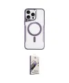 ieg™ iPhone 14 Pro Max Kılıf Yadigar Klasik Özel Seri - Siyah Bilvis 3D Mat Cam Ekran Koruyucu