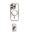 ieg™ iPhone 14 Pro Max Kılıf Yadigar Klasik Özel Seri - Siyah Bilvis 3D Mat Cam Ekran Koruyucu