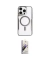 ieg™ iPhone 14 Pro Max Kılıf Yadigar Klasik Özel Seri - Siyah Bilvis 3D Mat Cam Ekran Koruyucu