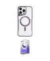ieg™ iPhone 14 Pro Max Kılıf Yadigar Klasik Özel Seri - Siyah Bilvis 5in1 5D Magic Hayalet Cam Ekran Koruyucu