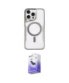 ieg™ iPhone 14 Pro Max Kılıf Yadigar Klasik Özel Seri - Siyah Bilvis 5in1 5D Magic Hayalet Cam Ekran Koruyucu
