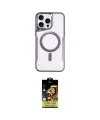 ieg™ iPhone 14 Pro Max Kılıf Yadigar Klasik Özel Seri - Siyah Buffer Cam Ekran Koruyucu