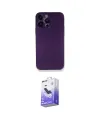 ieg™ iPhone 14 Pro Max Kılıf Yadigar Yansıma Serisi - Siyah Bilvis 5in1 5D Magic Hayalet Cam Ekran Koruyucu