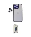 ieg™ iPhone 14 Pro Max Kılıf Yankı Asil Serisi - Siyah Bilvis Hayalet Cam Ekran Koruyucu