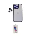 ieg™ iPhone 14 Pro Max Kılıf Yankı Asil Serisi - Siyah Joko 5D Cam