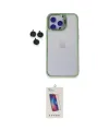 ieg™ iPhone 14 Pro Max Kılıf Yankı Asil Serisi - Siyah Joko 5D Cam