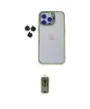 ieg™ iPhone 14 Pro Max Kılıf Yankı Asil Serisi - Siyah Joko Magic 5D Hayalet Cam