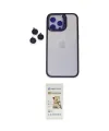 ieg™ iPhone 14 Pro Max Kılıf Yankı Asil Serisi - Siyah Mat Seramik Nano Ekran Koruyucu