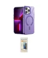 ieg™ iPhone 14 Pro Max Kılıf Yankı Çizgi - Siyah 6D Mat Seramik Hayalet Nano Ekran Koruyucu
