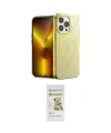 ieg™ iPhone 14 Pro Max Kılıf Yankı Çizgi - Siyah Mat Seramik Nano Ekran Koruyucu