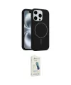 ieg™ iPhone 14 Pro Max Kılıf Yankı Form Serisi - Şeffaf Pasifik Cam Ekran Koruyucu