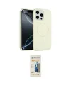 ieg™ iPhone 14 Pro Max Kılıf Yankı Form Serisi - Siyah 6D Mat Seramik Hayalet Nano Ekran Koruyucu