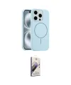 ieg™ iPhone 14 Pro Max Kılıf Yankı Form Serisi - Siyah Bilvis 3D Mat Cam Ekran Koruyucu