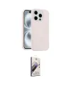 ieg™ iPhone 14 Pro Max Kılıf Yankı Form Serisi - Siyah Bilvis 3D Mat Cam Ekran Koruyucu