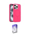 ieg™ iPhone 14 Pro Max Kılıf Yankı Form Serisi - Siyah Bilvis 5in1 3D Magic Cam Ekran Koruyucu