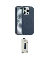 ieg™ iPhone 14 Pro Max Kılıf Yankı Form Serisi - Siyah Bilvis Hayalet Cam Ekran Koruyucu