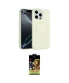 ieg™ iPhone 14 Pro Max Kılıf Yankı Form Serisi - Siyah Buffer Cam Ekran Koruyucu