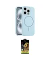 ieg™ iPhone 14 Pro Max Kılıf Yankı Form Serisi - Siyah Buffer Cam Ekran Koruyucu