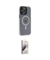ieg™ iPhone 14 Pro Max Kılıf Yankı Işık Prime - Siyah Bilvis 3D Mat Cam Ekran Koruyucu
