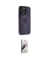 ieg™ iPhone 14 Pro Max Kılıf Yankı Işık Prime - Siyah Bilvis 3D Mat Cam Ekran Koruyucu