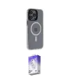 ieg™ iPhone 14 Pro Max Kılıf Yankı Işık Prime - Siyah Bilvis 5in1 3D Magic Cam Ekran Koruyucu