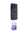 ieg™ iPhone 14 Pro Max Kılıf Yankı Işık Prime - Siyah Bilvis 5in1 5D Magic Hayalet Cam Ekran Koruyucu