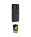 ieg™ iPhone 14 Pro Max Kılıf Yankı Işık Prime - Siyah Buffer Cam Ekran Koruyucu