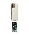 ieg™ iPhone 14 Pro Max Kılıf Yankı Serisi - Şeffaf 360 Full Body Arka Koruyucu