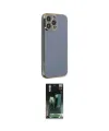 ieg™ iPhone 14 Pro Max Kılıf Yankı Serisi - Şeffaf 360 Full Body Arka Koruyucu