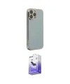 ieg™ iPhone 14 Pro Max Kılıf Yankı Serisi - Siyah Bilvis 5in1 5D Magic Hayalet Cam Ekran Koruyucu