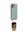 ieg™ iPhone 14 Pro Max Kılıf Yankı Serisi - Siyah Buffer Cam Ekran Koruyucu