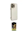 ieg™ iPhone 14 Pro Max Kılıf Yankı Serisi - Siyah Buffer Cam Ekran Koruyucu