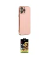 ieg™ iPhone 14 Pro Max Kılıf Yankı Serisi - Siyah Buffer Cam Ekran Koruyucu