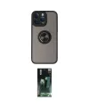 ieg™ iPhone 14 Pro Max Kılıf Yörünge Çizgi - Şeffaf 360 Full Body Arka Koruyucu