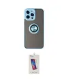 ieg™ iPhone 14 Pro Max Kılıf Yörünge Çizgi - Siyah Joko 5D Cam