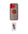 ieg™ iPhone 14 Pro Max Kılıf Yörünge Çizgi - Siyah Joko 5D Cam