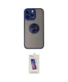ieg™ iPhone 14 Pro Max Kılıf Yörünge Çizgi - Siyah Joko 5D Cam