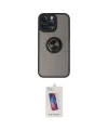 ieg™ iPhone 14 Pro Max Kılıf Yörünge Çizgi - Siyah Joko 5D Cam