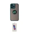 ieg™ iPhone 14 Pro Max Kılıf Yörünge Çizgi - Siyah Joko 5D Cam
