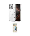 ieg™ iPhone 14 Pro Max Kılıf Yörünge Form - Siyah 6D Mat Seramik Hayalet Nano Ekran Koruyucu